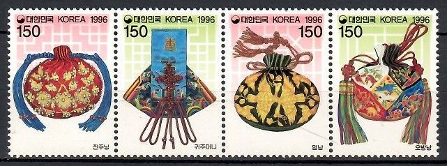 Korea Południowa 1996 Mi 1906-1909 Czyste **