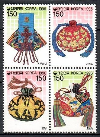 Korea Południowa 1996 Mi 1906-1909 Czyste **