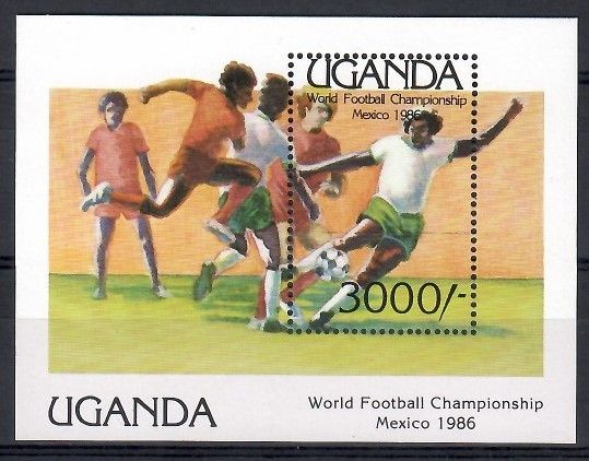 Znaczek Uganda 1986 Mi bl 56 Czyste **