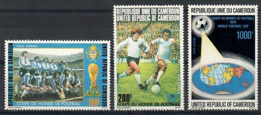 Znaczek Kamerun 1978 Mi 885-887 Czyste **