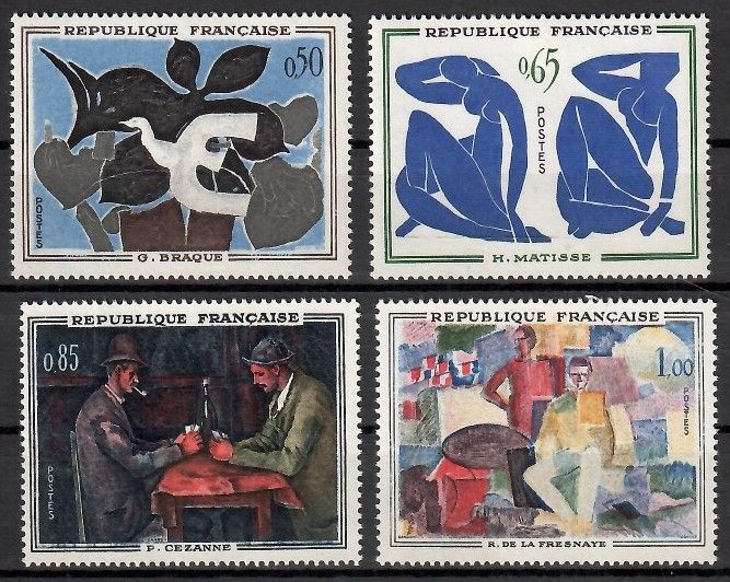 Znaczek Francja 1961 Mi 1372-1375 Czyste **