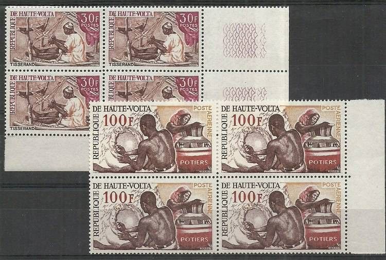 Znaczek Górna Wolta 1968 Mi 250-251 Czyste **