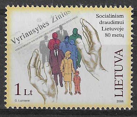 Znaczek Litwa 2006 Mi 899 Czyste **