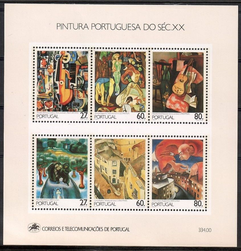 Znaczek Portugalia 1988 Mi bl 62 Czyste **