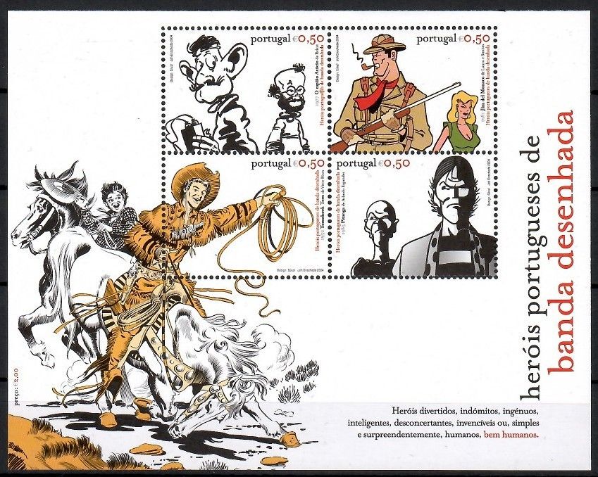 Znaczek Portugalia 2004 Mi bl 205 Czyste **