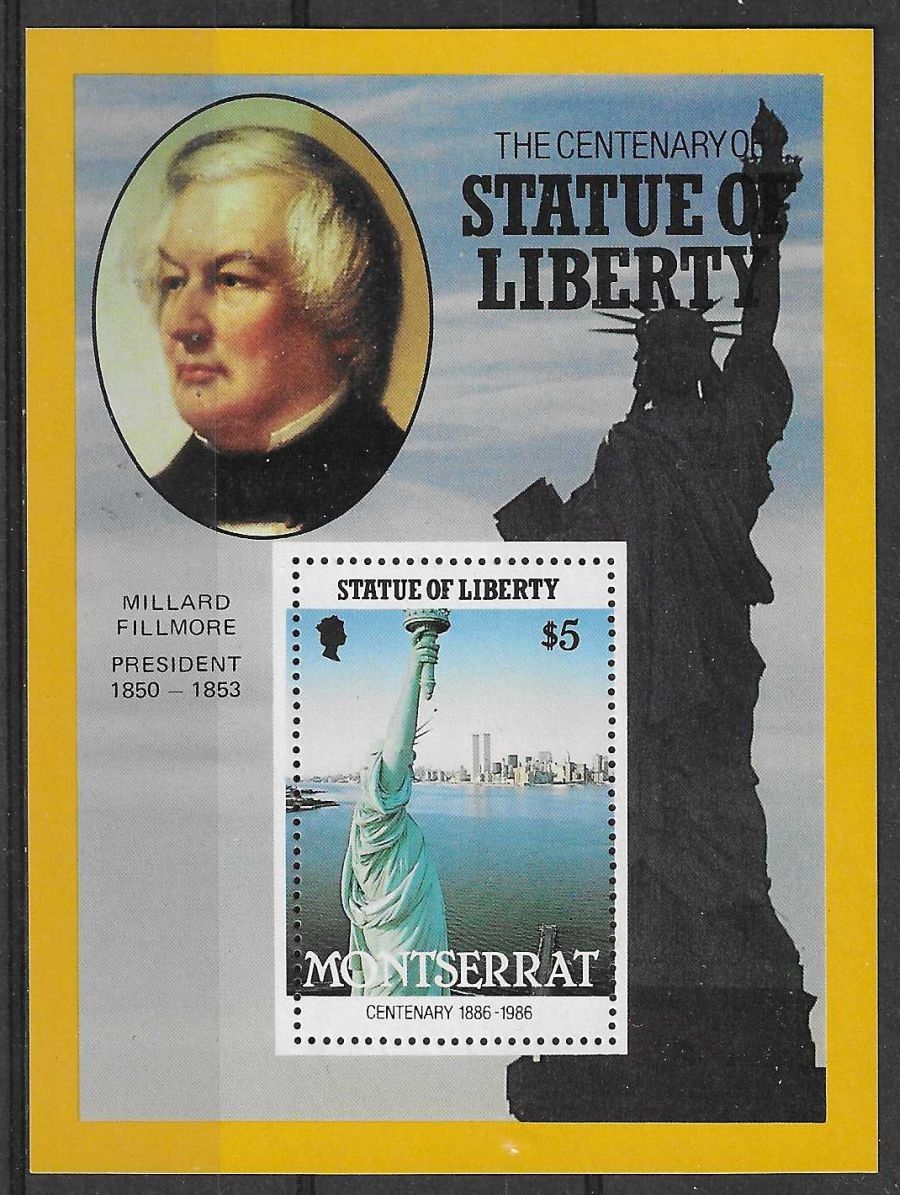 Znaczek Montserrat 1986 Mi bl 41 Czyste **