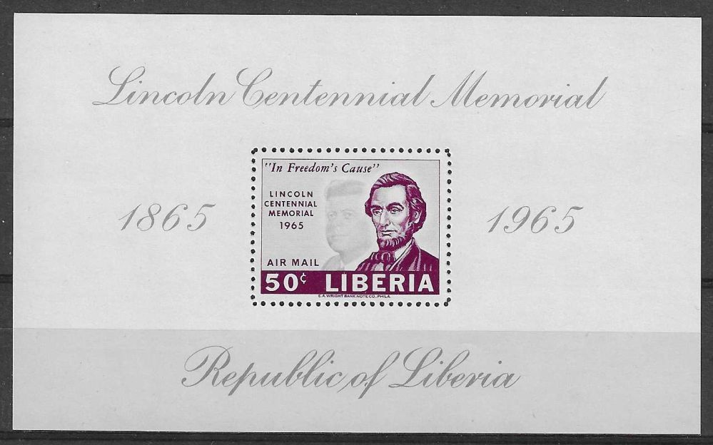 Znaczek Liberia 1965 Mi bl 33 Czyste **