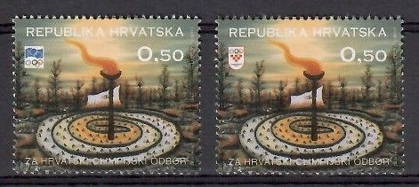 Znaczek Chorwacja 1994 Mi zwa 40-41 Czyste **