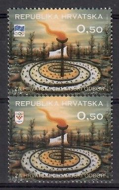 Znaczek Chorwacja 1994 Mi zwa 40-41 Czyste **