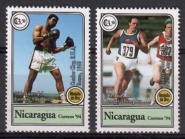 Znaczek Nikaragua 1994 Mi 3404-3405 Czyste **