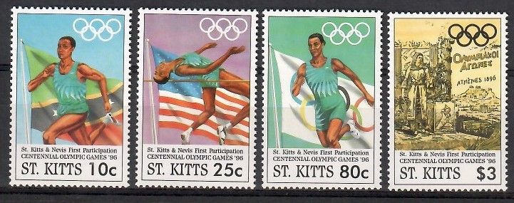 Znaczek Saint Kitts 1996 Mi 422-425 Czyste **