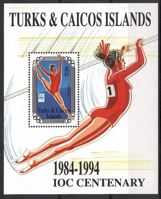 Znaczek Turks i Caicos 1995 Mi bl 147 Czyste **