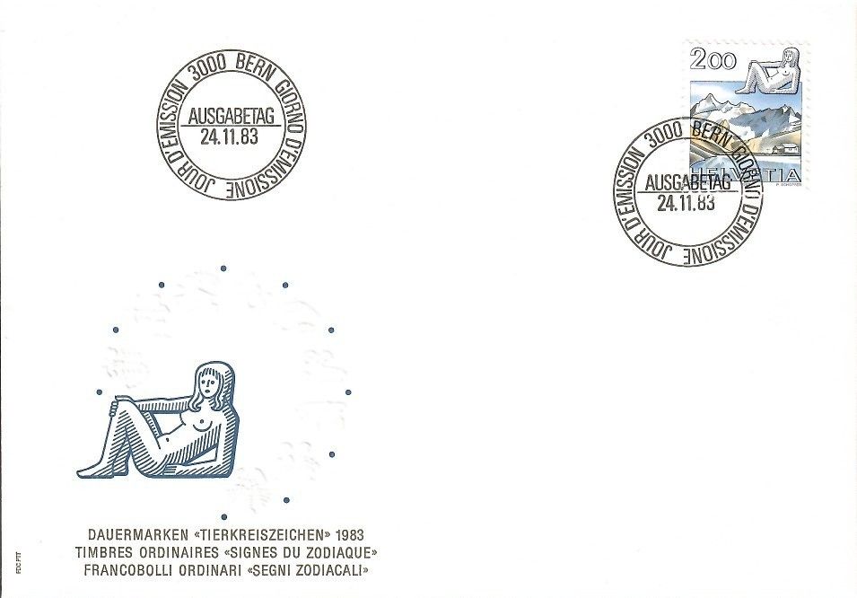 Znaczek Szwajcaria 1983 Mi 1264 FDC