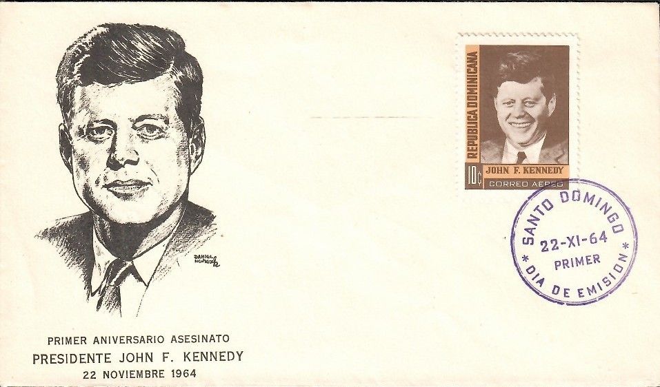 Znaczek Dominikana 1964 Mi 842 FDC