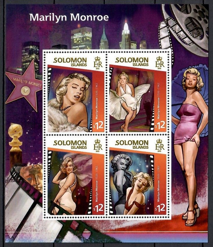 Znaczek Wyspy Salomona 2015 Mi ark 3082-3085 Czyste **