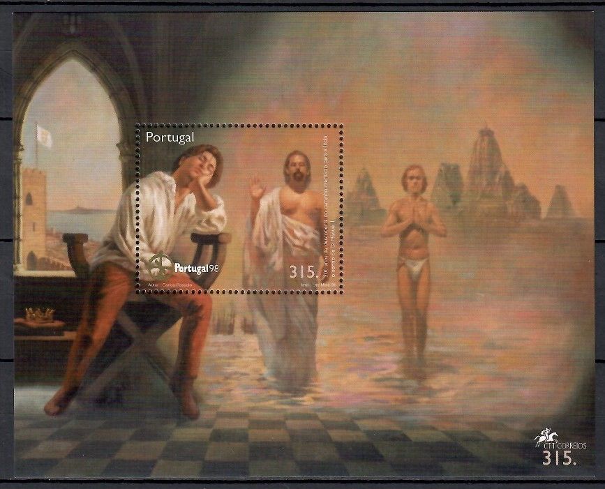 Znaczek Portugalia 1996 Mi bl 122 Czyste **
