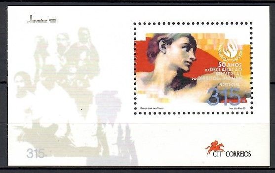 Znaczek Portugalia 1998 Mi bl 139 Czyste **