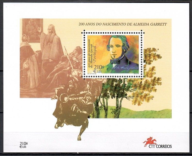 Znaczek Portugalia 1999 Mi bl 147 Czyste **
