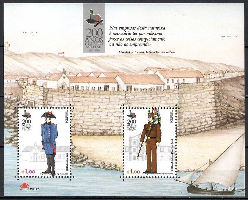 Znaczek Portugalia 2003 Mi bl 184 Czyste **
