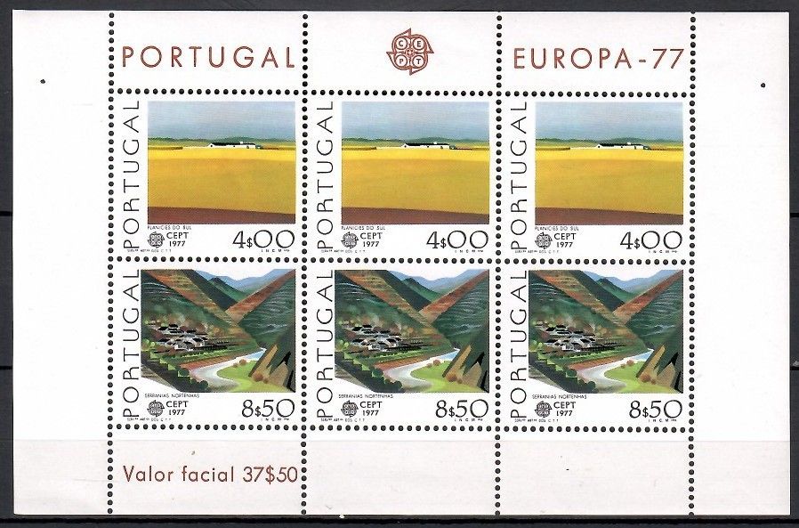Znaczek Portugalia 1977 Mi bl 20 Czyste **