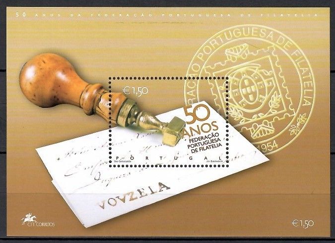 Znaczek Portugalia 2004 Mi bl 201 Czyste **