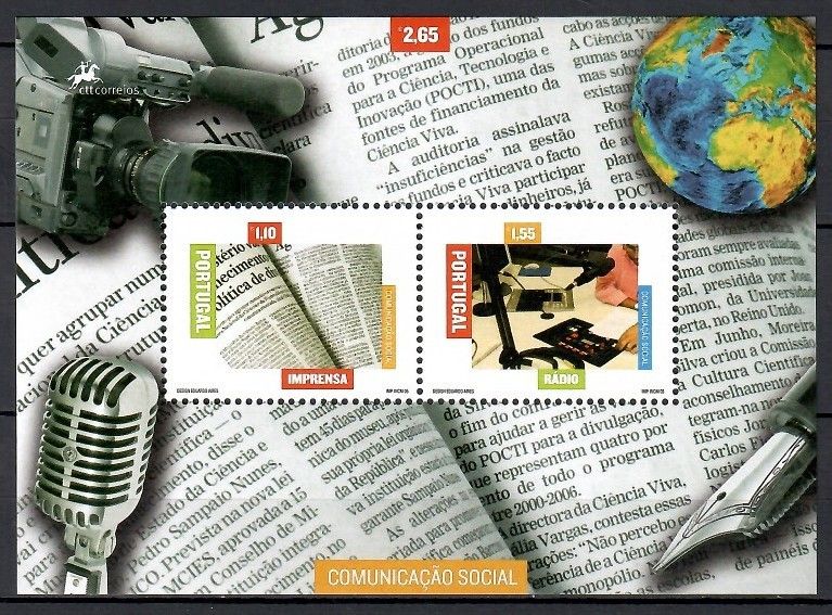 Znaczek Portugalia 2005 Mi bl 227 Czyste **
