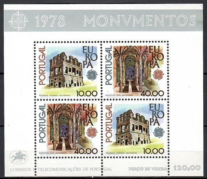 Znaczek Portugalia 1978 Mi bl 23 Czyste **