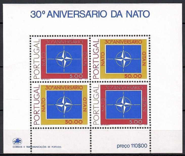 Znaczek Portugalia 1979 Mi bl 26 Czyste **