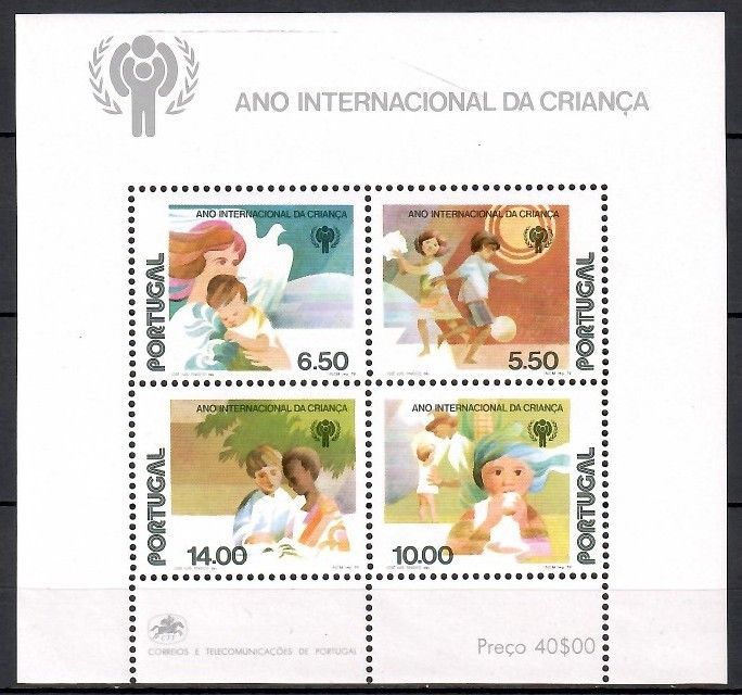 Znaczek Portugalia 1979 Mi bl 28 Czyste **