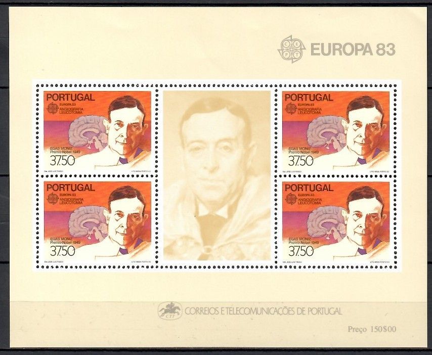 Znaczek Portugalia 1983 Mi bl 40 Czyste **