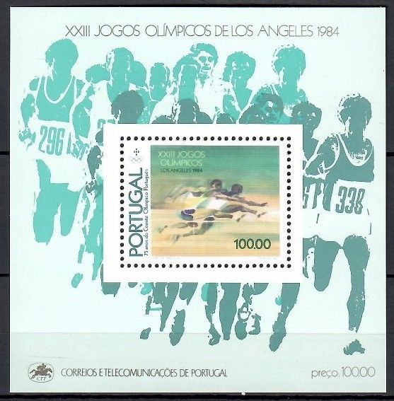 Znaczek Portugalia 1984 Mi bl 45 Czyste **