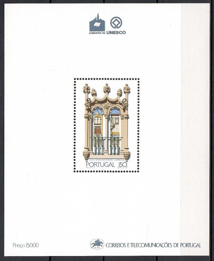 Znaczek Portugalia 1988 Mi bl 58 Czyste **