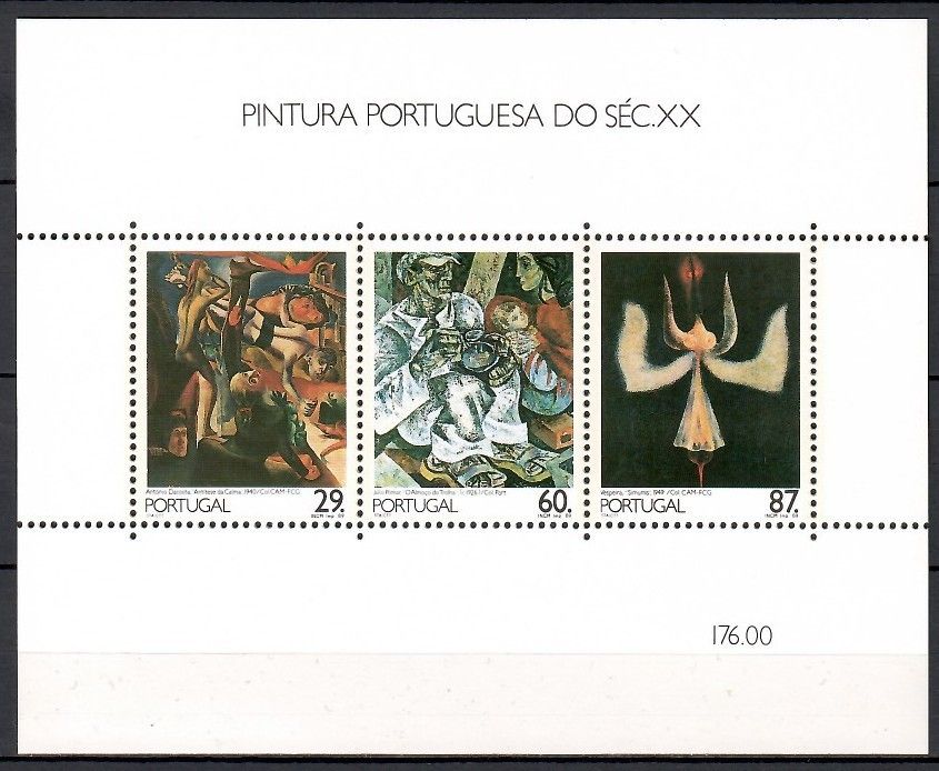 Znaczek Portugalia 1989 Mi bl 63 Czyste **