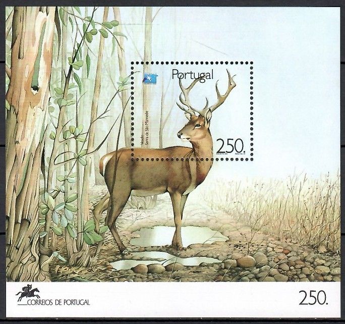 Znaczek Portugalia 1991 Mi bl 77 Czyste **
