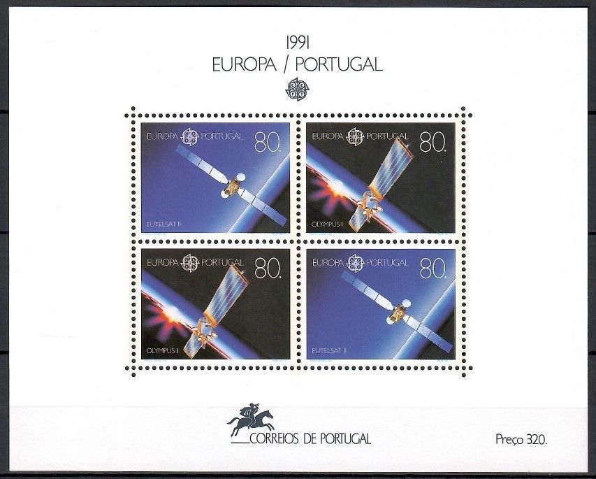 Znaczek Portugalia 1991 Mi bl 78 Czyste **