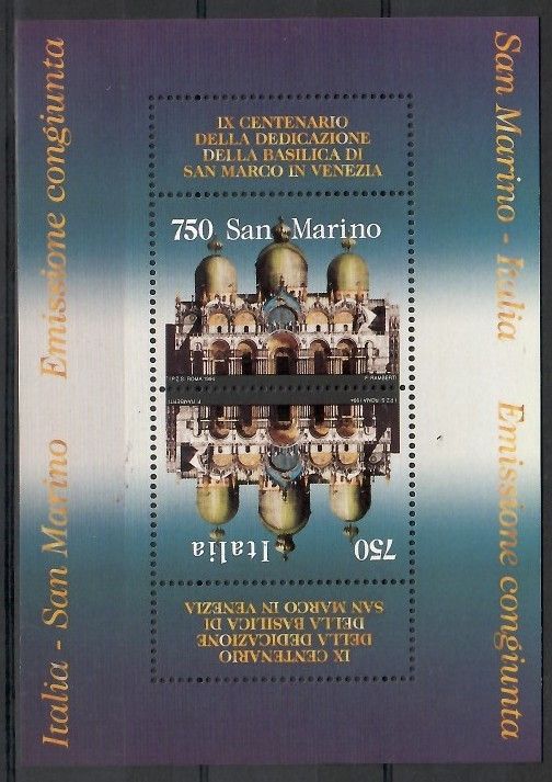 Znaczek San Marino 1994 Mi bl 19 Czyste **