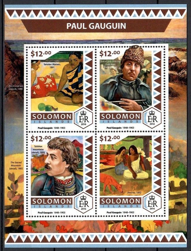 Znaczek Wyspy Salomona 2016 Mi ark 4195-4198 Czyste **