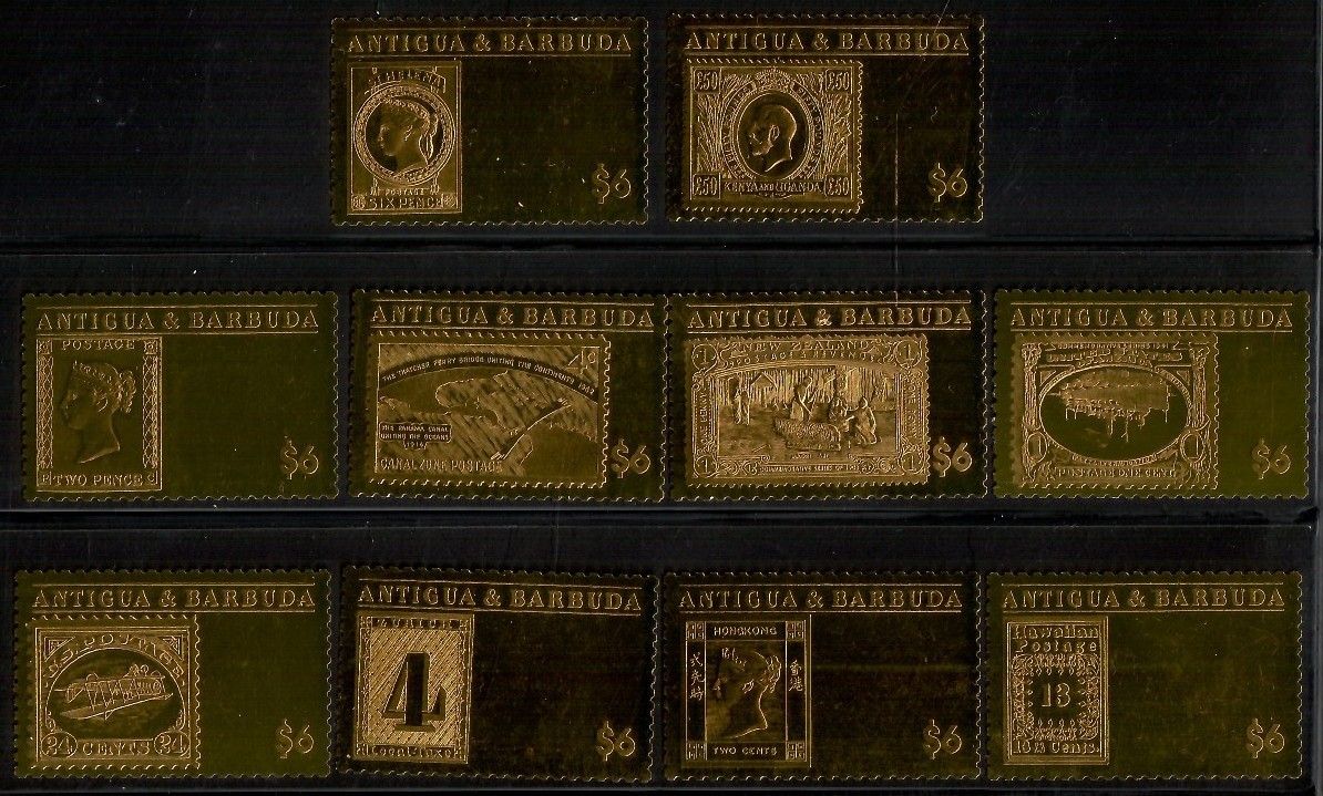 Znaczek Antigua i Barbuda 1990 Mi 1340-1349 Czyste **