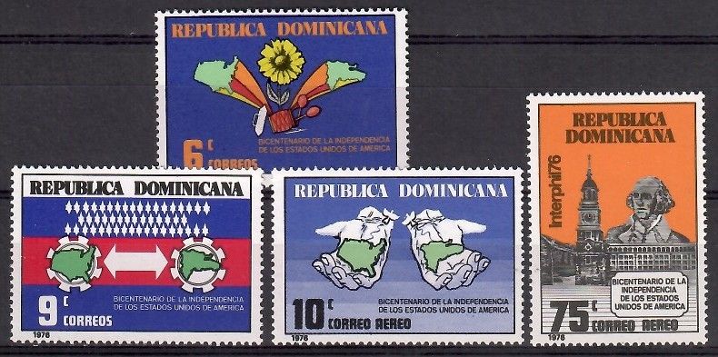 Znaczek Dominikana 1976 Mi 1125-1128 Czyste **