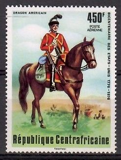Znaczek Republika Środkowoafrykańska 1976 Mi 412 Czyste **
