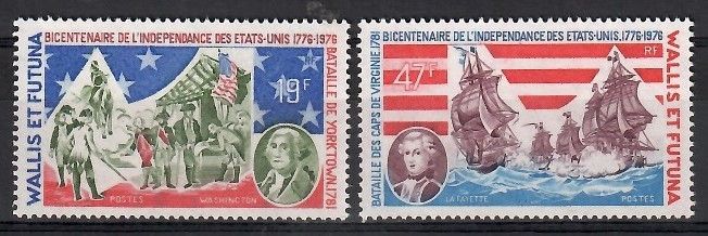 Znaczek Wallis et Futuna 1976 Mi 275-276 Czyste **