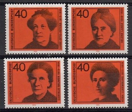 Znaczek Niemcy 1974 Mi 791-794 Czyste **