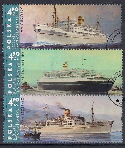 Znaczek Polska 2024 Mi abo 5557-5559 Fi 5407-5409 Stemplowane