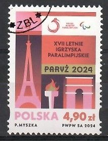 Znaczek Polska 2024 Mi abo 5561 Fi 5411 Stemplowane