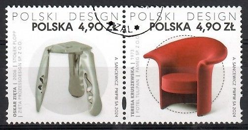 Znaczek Polska 2024 Mi abo 5563-5564 Fi 5413-5414 Stemplowane