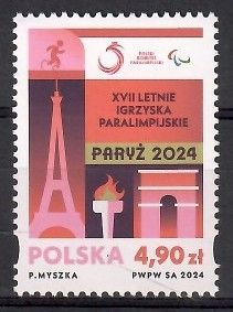 Znaczek Polska 2024 Mi 5561 Fi 5411 Czyste **