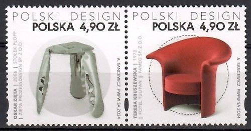 Znaczek Polska 2024 Mi 5563-5564 Fi 5413-5414 Czyste **