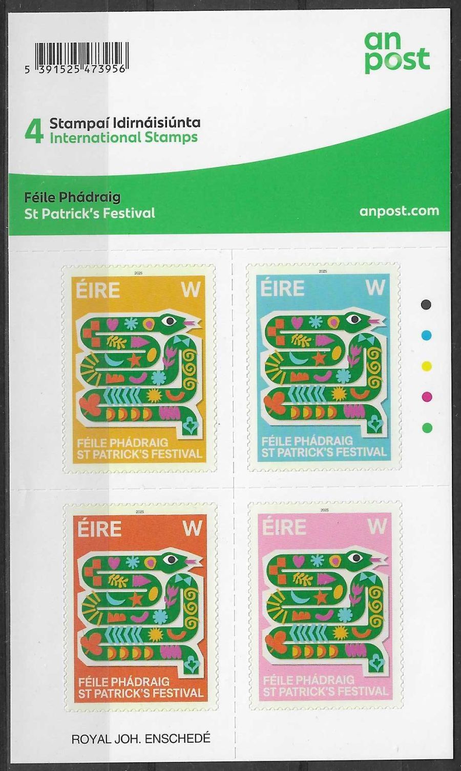 Znaczek Irlandia 2025 Mi 2785-2788 Czyste **
