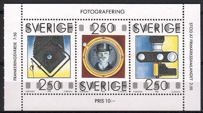 Znaczek Szwecja 1990 Mi h-blatt 181 Czyste **