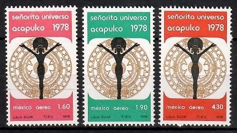 Znaczek Meksyk 1978 Mi 1593-1595 Czyste **